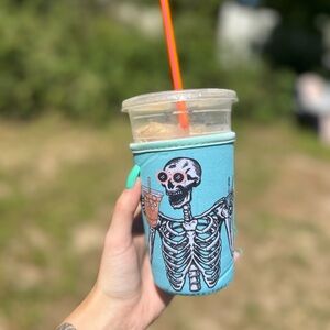 NEW Skelly Coffee Sleeve